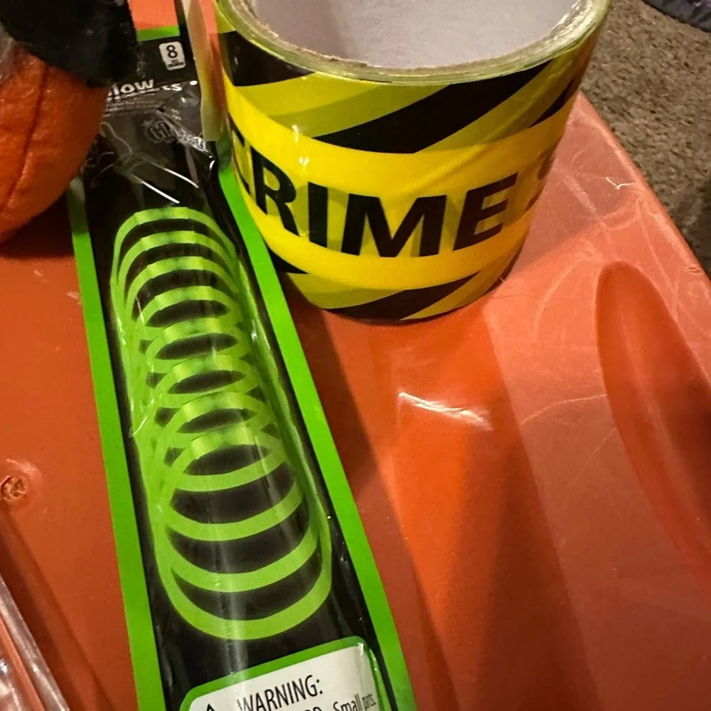 Halloween Party Supplies Set - Orange and Black